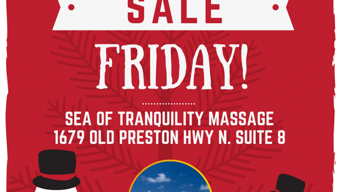 Black Friday Sale Sea Of Tranquility Massage