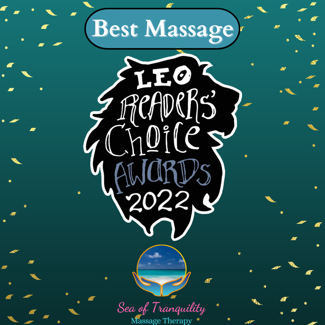 🥳 Sea of Tranquility Massage Wins 1st Place in Leo Weekly! 🥳